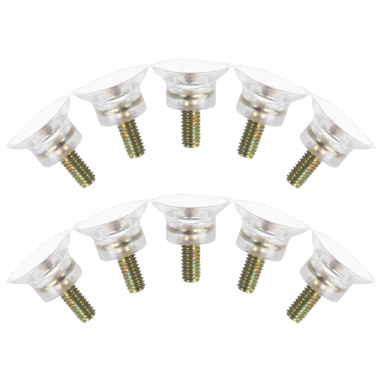 

10Pcs Screw Rod Furniture Feet Pads Transparent Suction Cups Easy Install Floor Protection Non Slip Glides for Tables Chairs