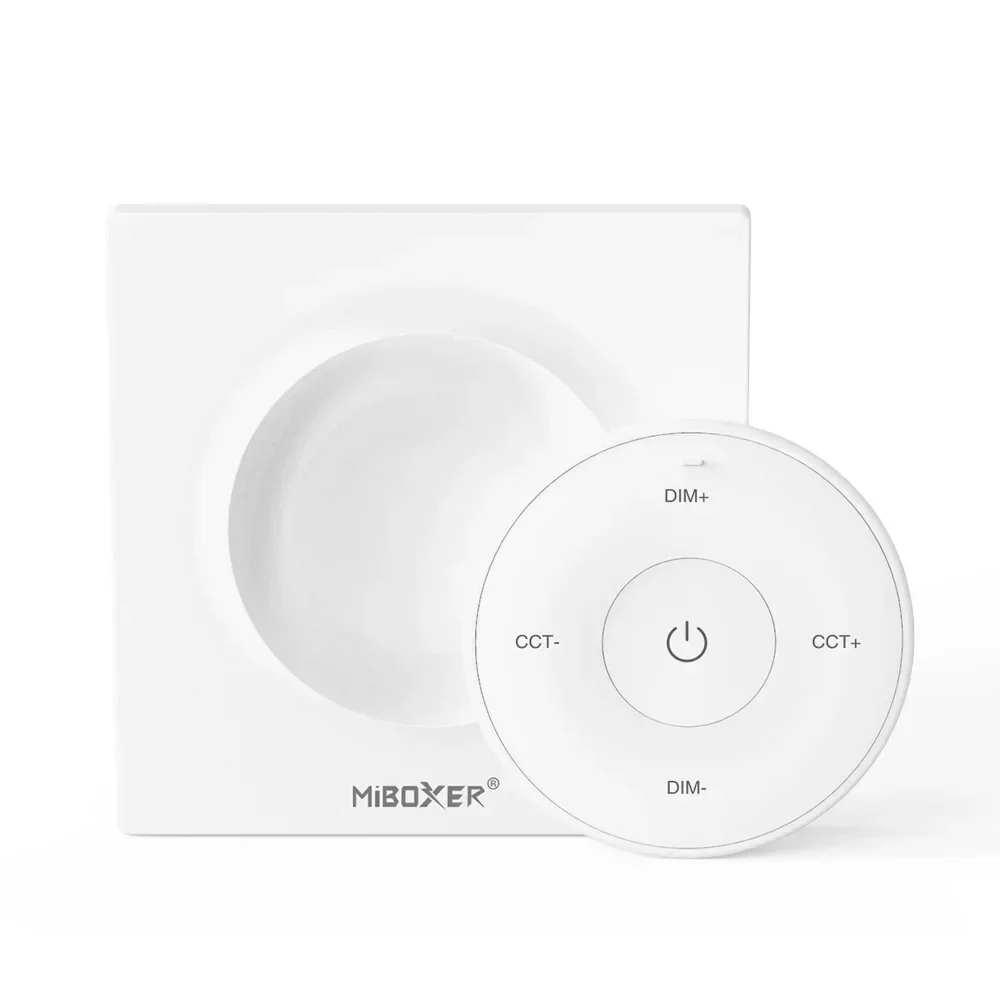 Miboxer-atenuador de luz LED inteligente 2 en 1 (Zigbee3.0 + 2,4G), mando a distancia de 2,4G para luz de un solo Color 5050 COB CCT