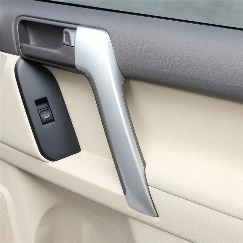 New-Armrest Frame Interior Door Handle Cover Trim For Toyota Land Cruiser Prado FJ150 150 09- 17 Car Parts 74221-60160