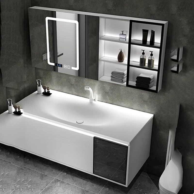 

Светодиодный скандинавский компактный туалетный столик для ванной комнаты, круглый роскошный туалет, туалетный столик для ванной комнаты, экономия места, современная мебель для комнаты Vestidores