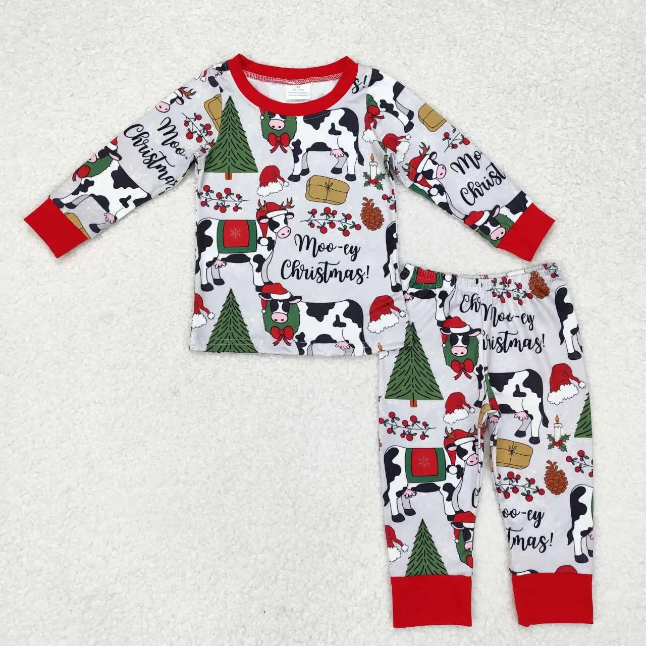 

Boutique wholesale Toddler boys Merry Christmas pajamas Clothing Kids long Sleeves winter Sets Children sleepwear outfits