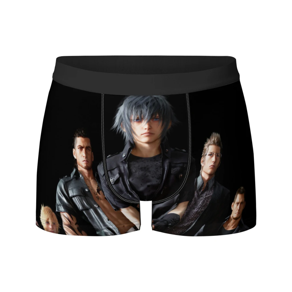 

F-Final-Fantasy-XV Men Underpants Man Breathable Boxer Shorts Men's Panties Underwear Gift