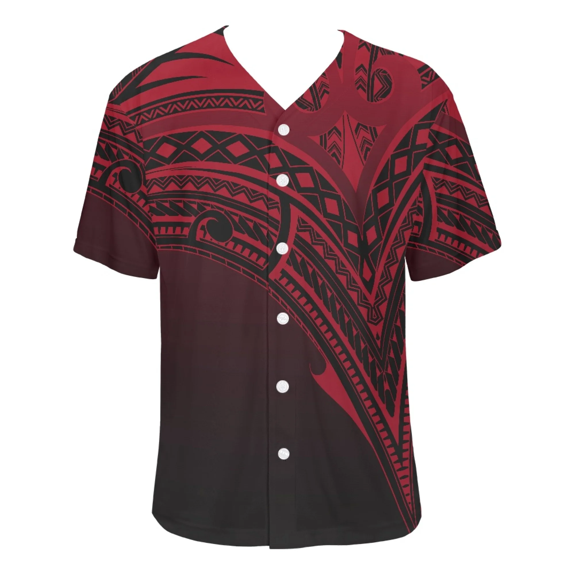 Polynesian Grain Custom Jersey Men's New Baseball Clothes Fans Custom Text Name Logo Summer High Quality Short-Sleeved Baseball