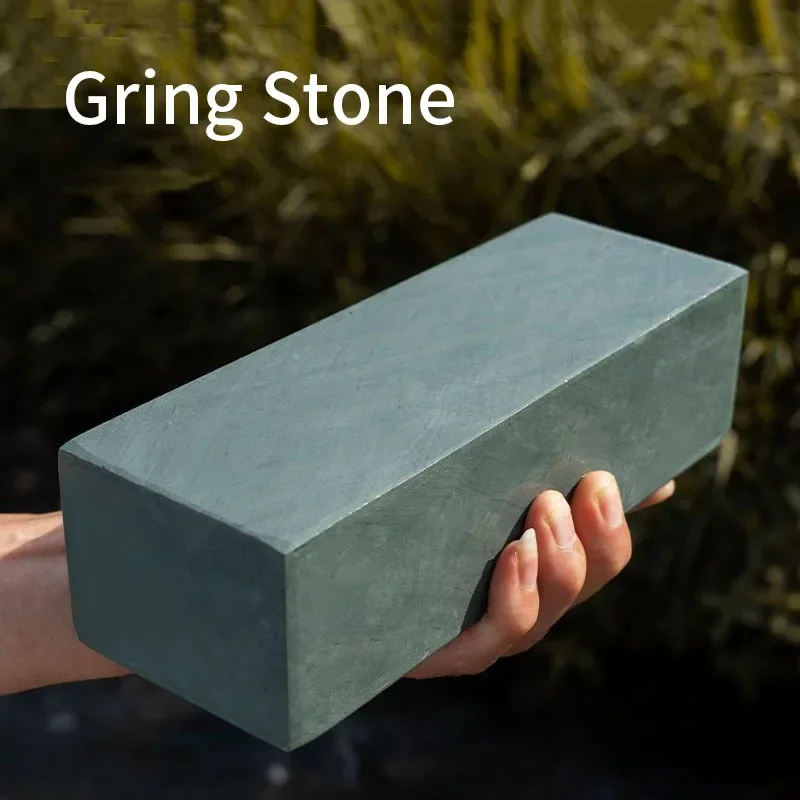 Manual Natural Whetstone Easy Pulping Kitchen Tools Pure Natural Household Guard Knife Blue Sand Knife Sharpening Stone Durable
