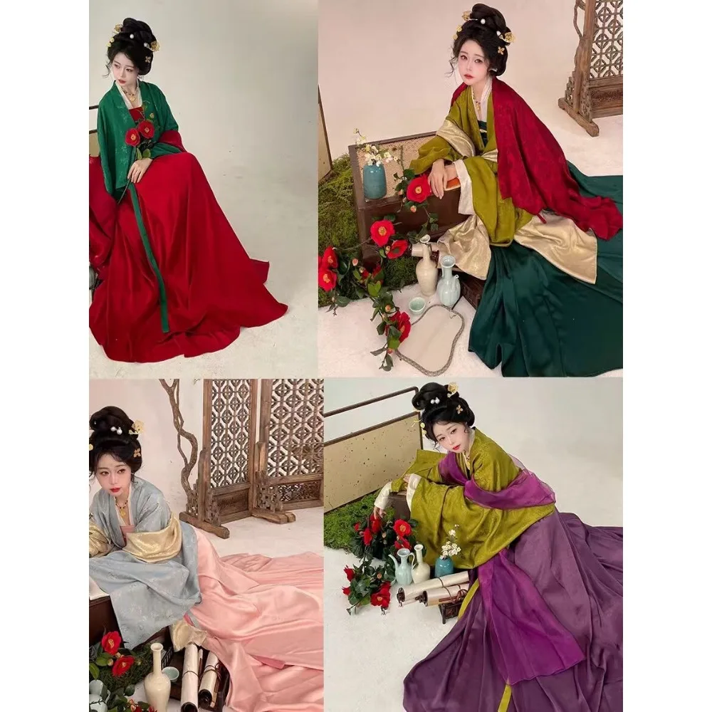 

Женский костюм для боевых искусств Ханьфу: Элегантный, струящийся, с драпировкой на талии, в стиле Жуцюнь