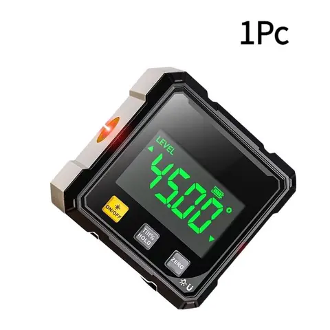 Accurate Measurement Level Four Sided Magnetic Suction Double-sided Laser Tilt Angle Box Small Electronic Angle Ruler For Slope‘
