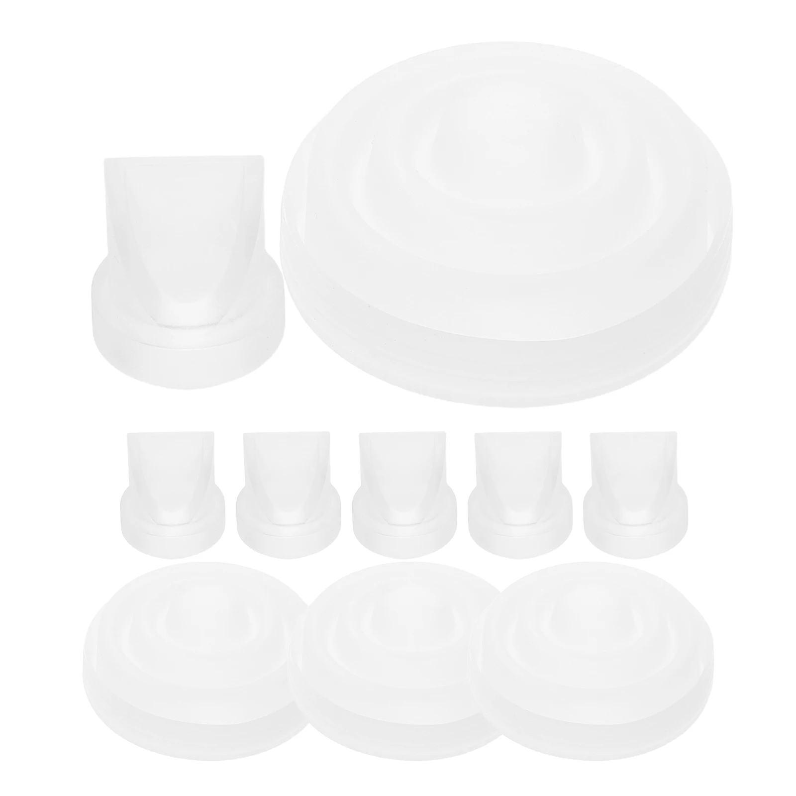

1 set Breast Pump Accessories Silicone Diaphragm Flange Replacements Washable Inserts Portable Parts Efficient Sealing Sturdy