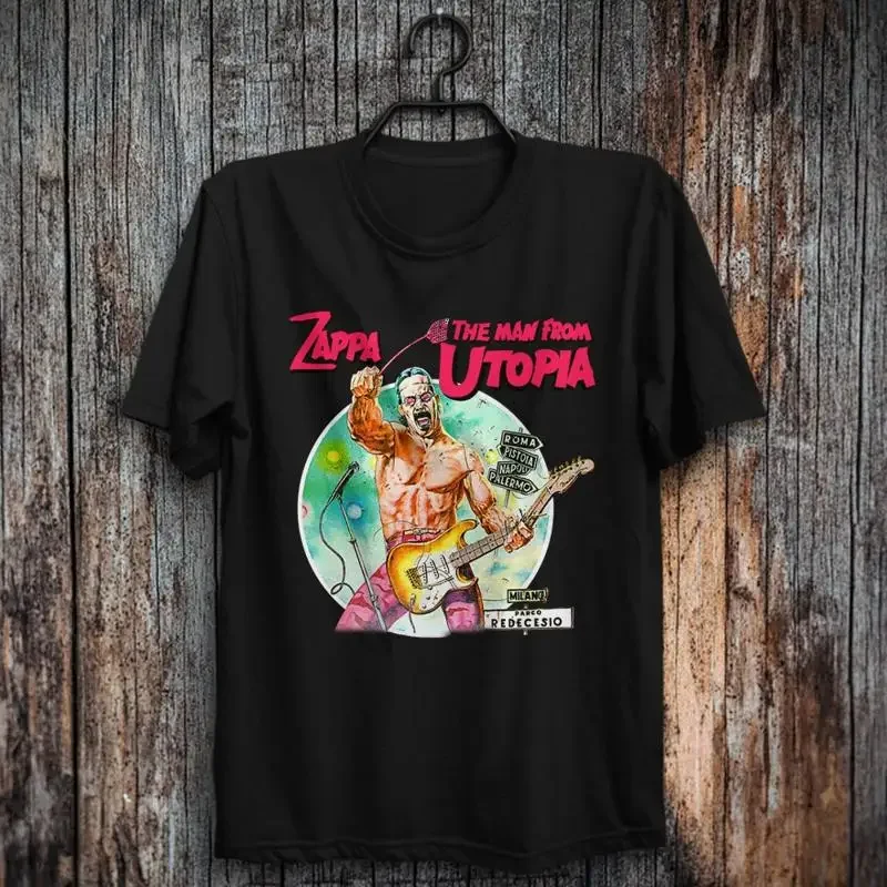 El hombre de Utopia Frank Zappa camiseta Retro ine decisiones guitarra Steve Vai