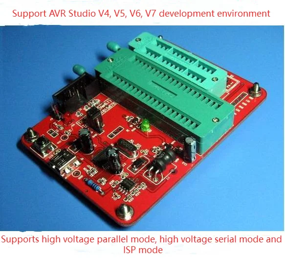 

AVR программатор напряжения, высоковольтный последовательный порт USB для последовательного порта, ISP STK500 четыре в одном параллельном