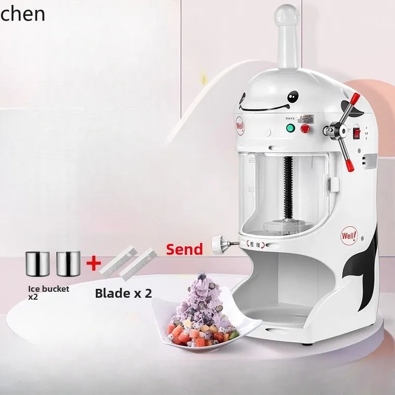 

ZML Mianmian Ice Machine Commercial Milk Tea Shop Electric Snowflake Crushing Smoothie Machine Figure Ice Machine