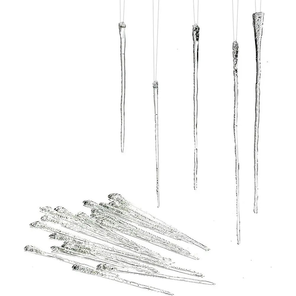 

Department 56 Christmas Glass Icicle Ornaments, Assorted Sizes, Clear