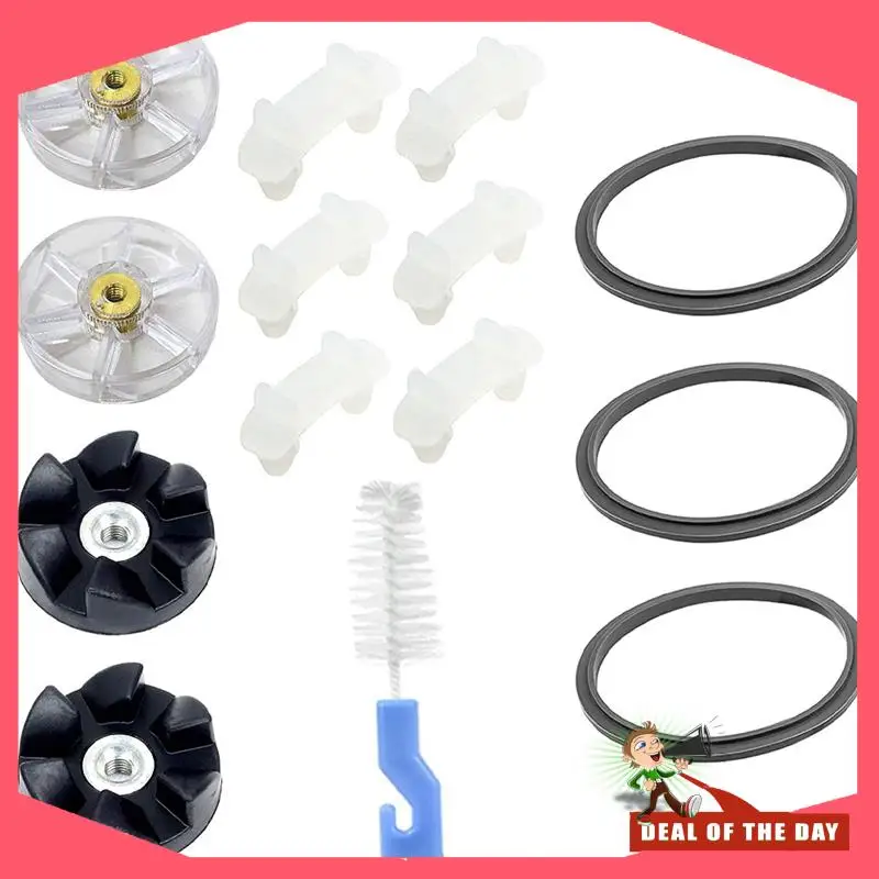Consegna in 24 ore 14 pezzi Kit di sostituzione del frullatore per Nutribullet 900W 600W Guarnizioni in gomma siliconica Guarnizione O Ring Shock Pad Motore superiore