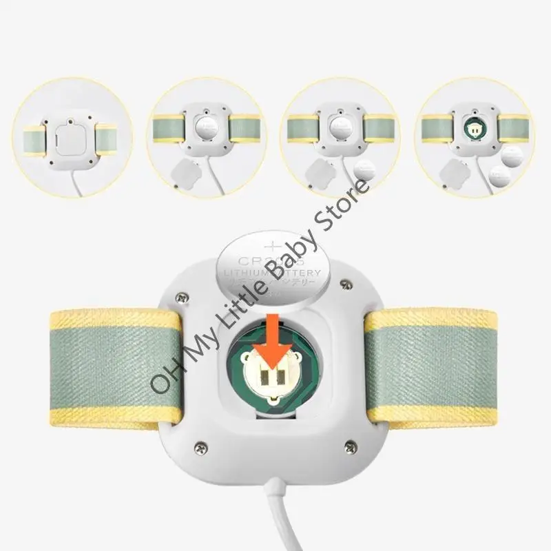 M76C Cánh Tay Đeo Giường Làm Ẩm Báo Động Đái dầm Đái dầm Nước tiểu Cảm Biến dành cho Trẻ Sơ Sinh Tập Đi Trẻ Người Cao Tuổi