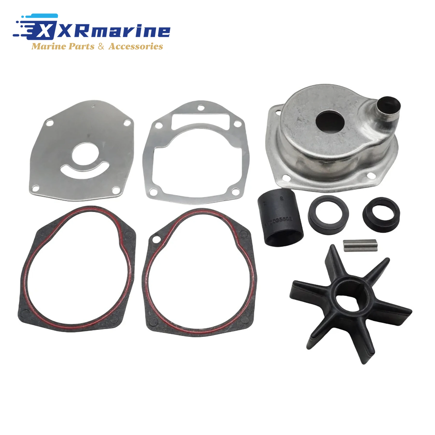 

Ремкомплект крыльчатки водяного насоса, совместимый с подвесными лодочными моторами Mercury Mariner 4-тактных моделей 65, 75, 80, 90, 100, 115, 135, 150 л.с.