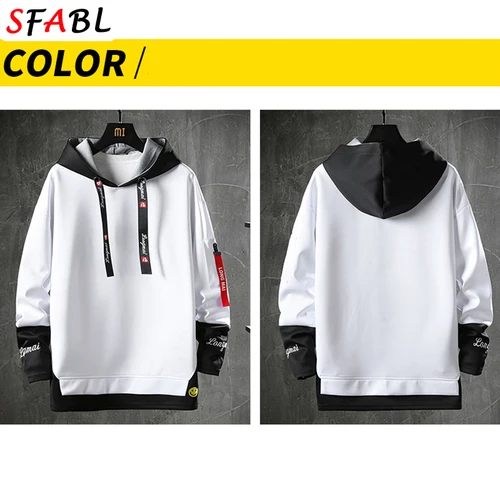 Imagen 2 del producto Nuevas sudaderas con capucha de moda para hombre, sudaderas con capucha de Hip Hop para hombre, ropa de calle superior para hombre, jerséis informales transpirables para exteriores a la moda