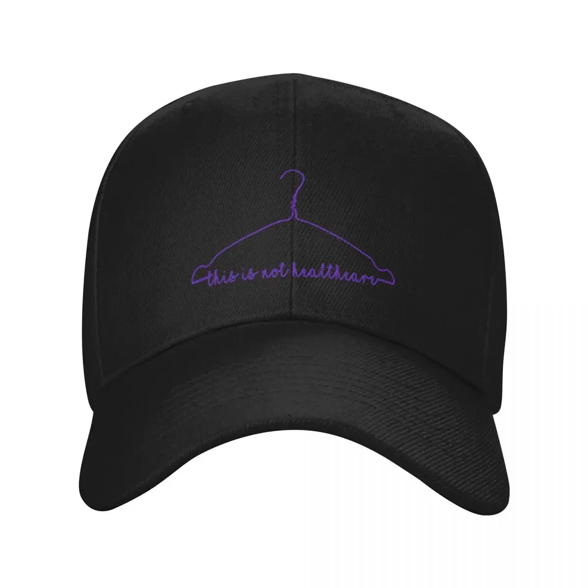 This is NOT healthcare Hanger (purple) Baseball Cap Golf Hat Sun Cap Women's Hats 2025 Men's