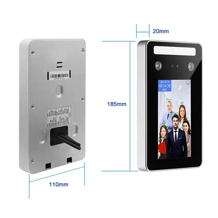 AI01 Waterproof Metal Face Recognition Access Control System Wifi Cloud Software API SDK Staff Attendance Card Read