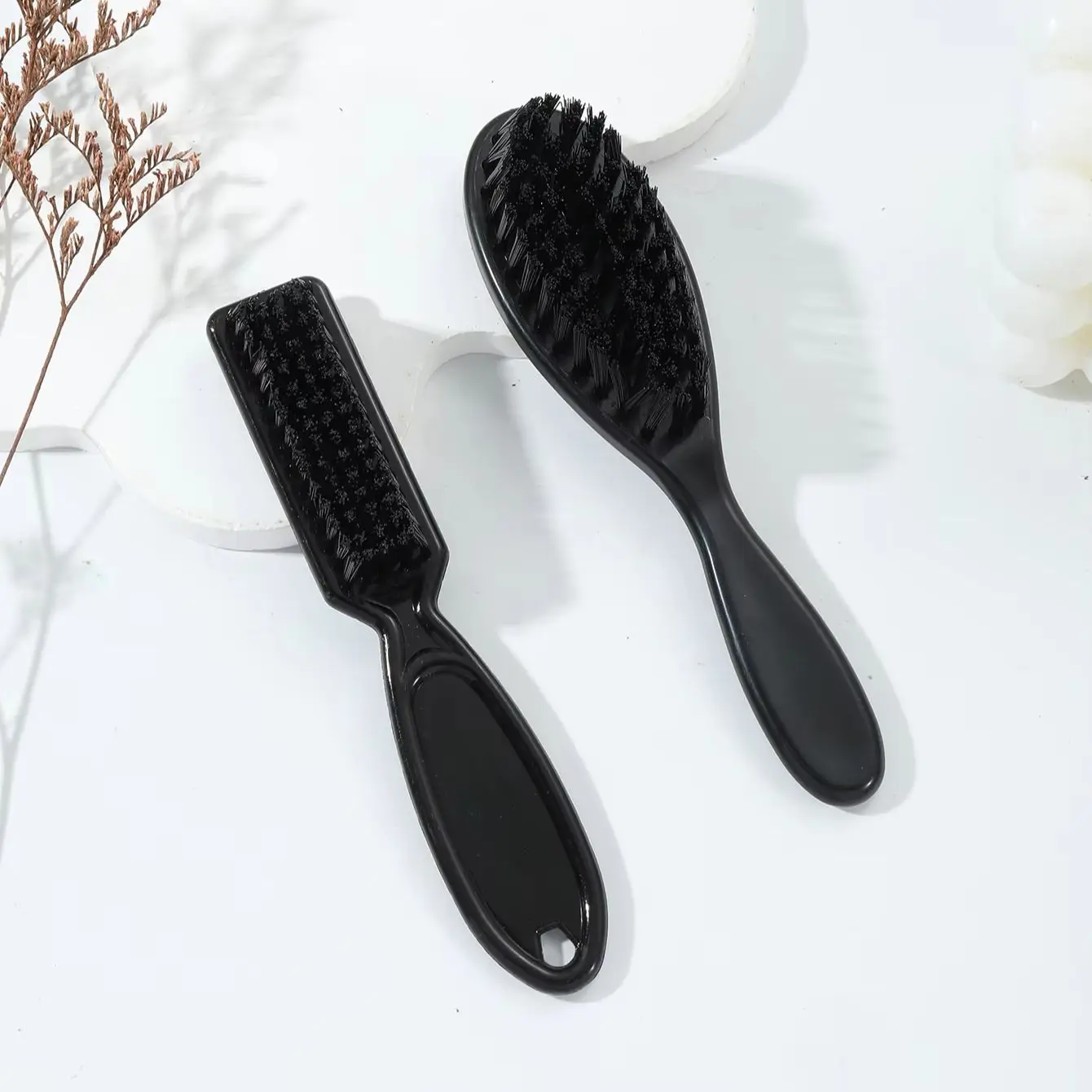 

Профессиональный набор щеток для волос из 2 предметов — щетка с мягкой щетиной, щетка для чистки бороды, специально для париков из натуральных волос