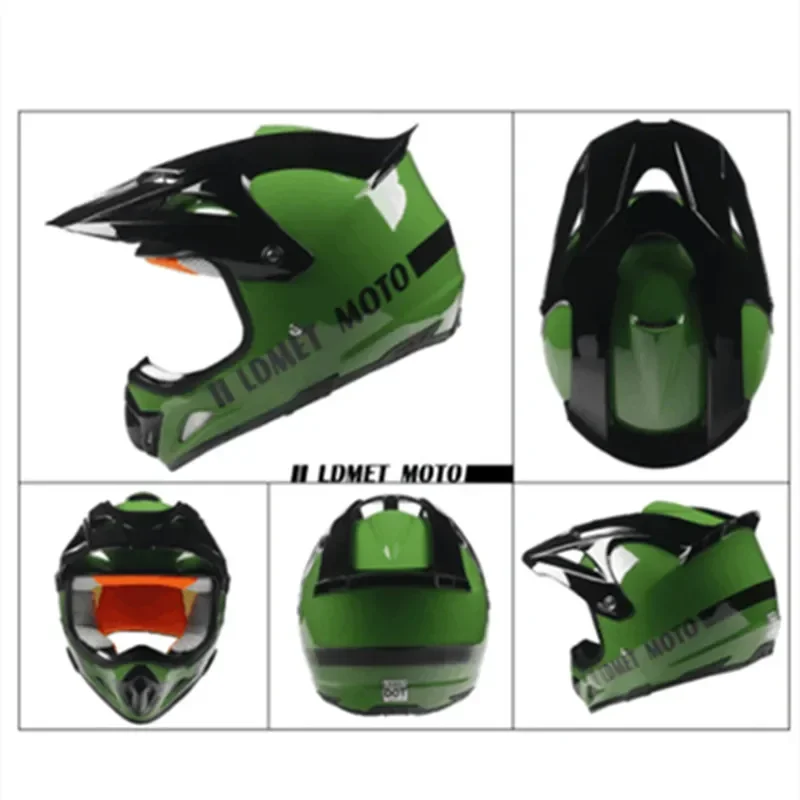 Professional 2025 Racing Motorcycle Helmet Full Face Safe Lens Casco Capacete Casque Moto in Yellow Size M L XL Gloss Finish