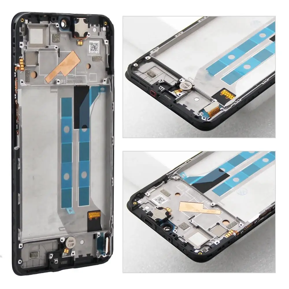 For Xiaomi Redmi Note 12 Pro 4G  ‎2209116AG LCD Display With Frame Touch Digiziter Assembly For Note12Pro 4G Screen Replacement