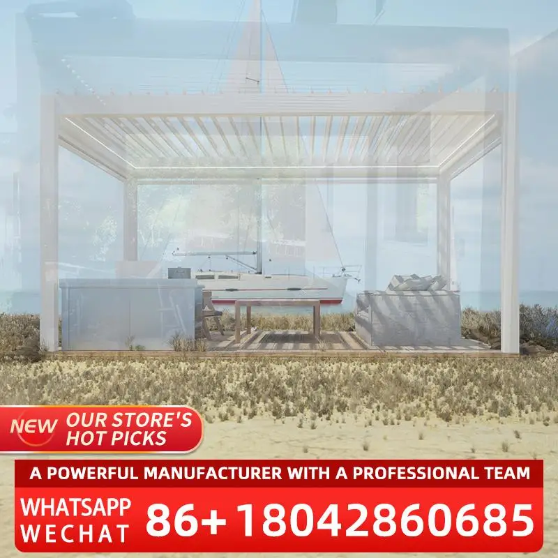 

Алюминиевые комплекты крыши с жалюзи, навес для сада, патио, открытая беседка, беседка