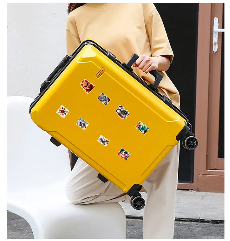 50pcs Demon Slayer Cartoon Graffiti Stickers Suitcase Laptop Waterproof Sticker Decoration Supplies