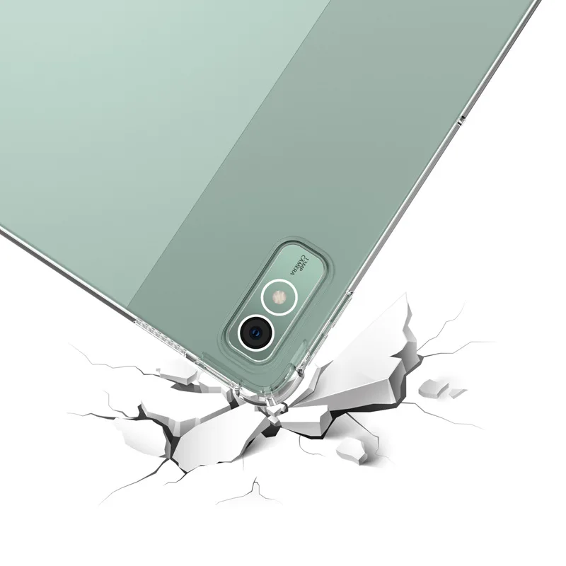 Airbag tpu capa protetora para lenovo xiaoxin pad 10.6 polegadas 2022 p11 plus 11 "p11 pro 11.5 2a geração 11.2 capa tpu macia transparente