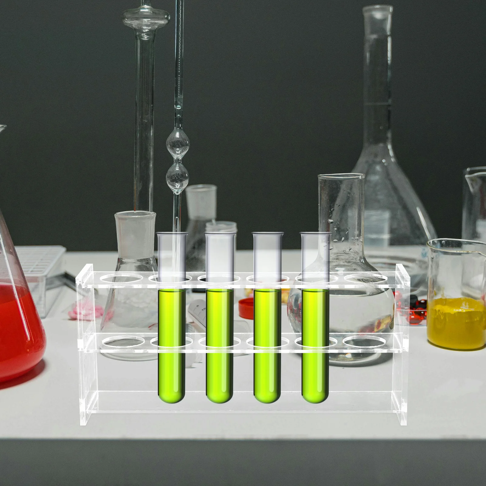 

Test Tube Rack Display Stands Sampling Holder Drying Tubes Reusable Lab Laboratory Bracket Storage Chemical