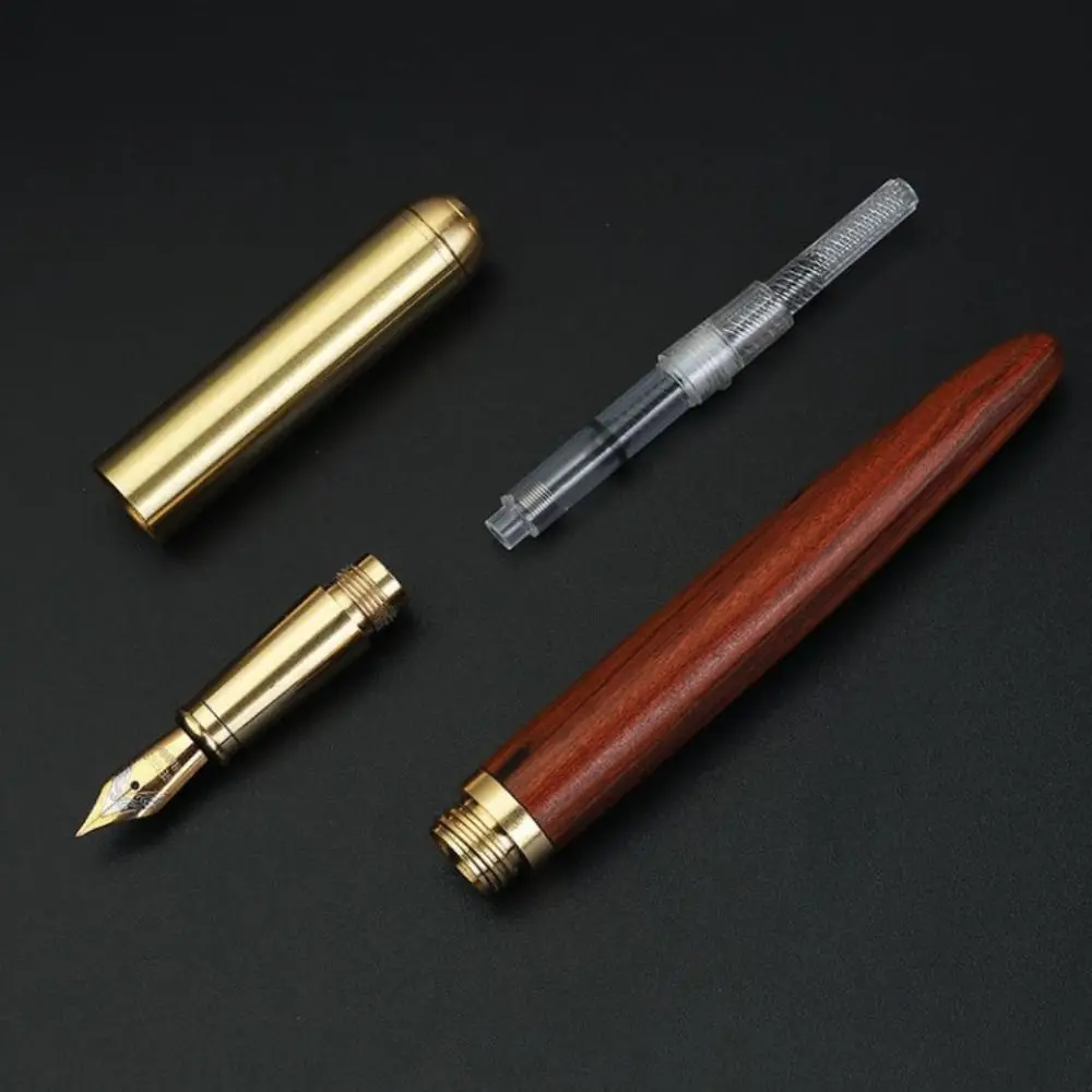 

High-end Busines Wood Fountain Pen Smooth Writing Luxury Calligraphy Fountain Pen 0.7mm Exquisite Business Signature Pen