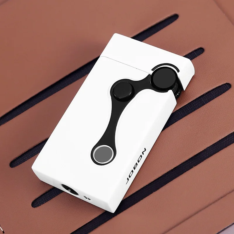 

JOBON Personality Dual Flame One Machine Dual Purpose Inflatable Lighter Alloy Body Men's High Beauty Cigarette Accessories