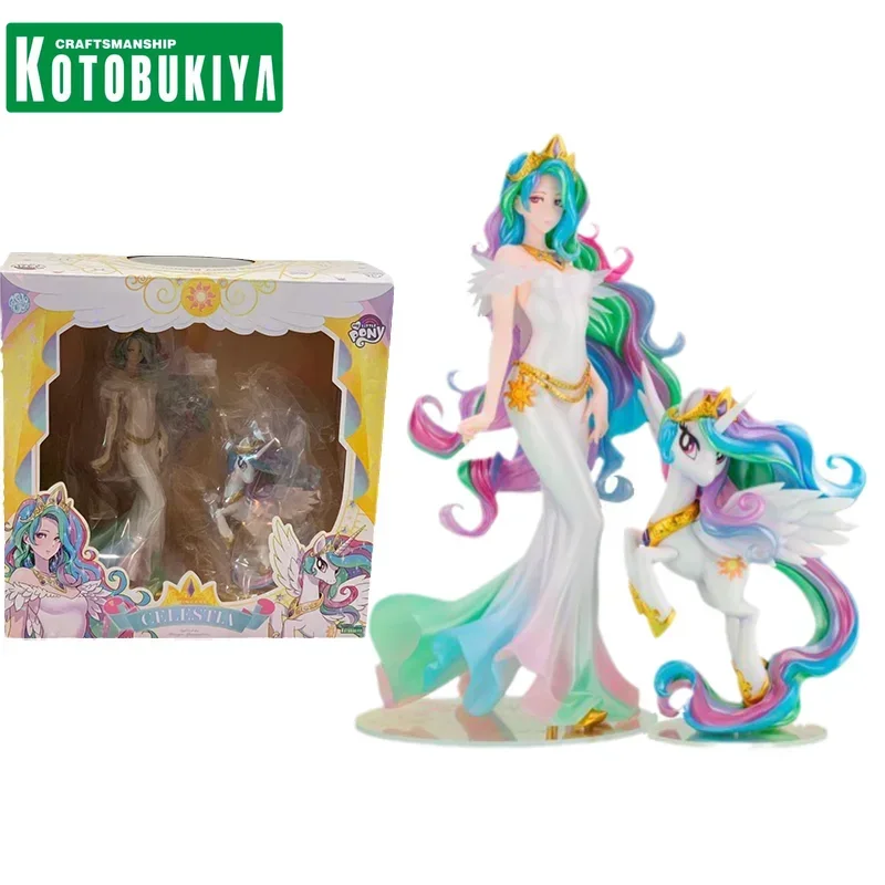 KOTOBUKIYA Original My Little Pony Anime Figure Princess Celestia Action Figure Toys for Kids Gift Collectible Model Ornaments