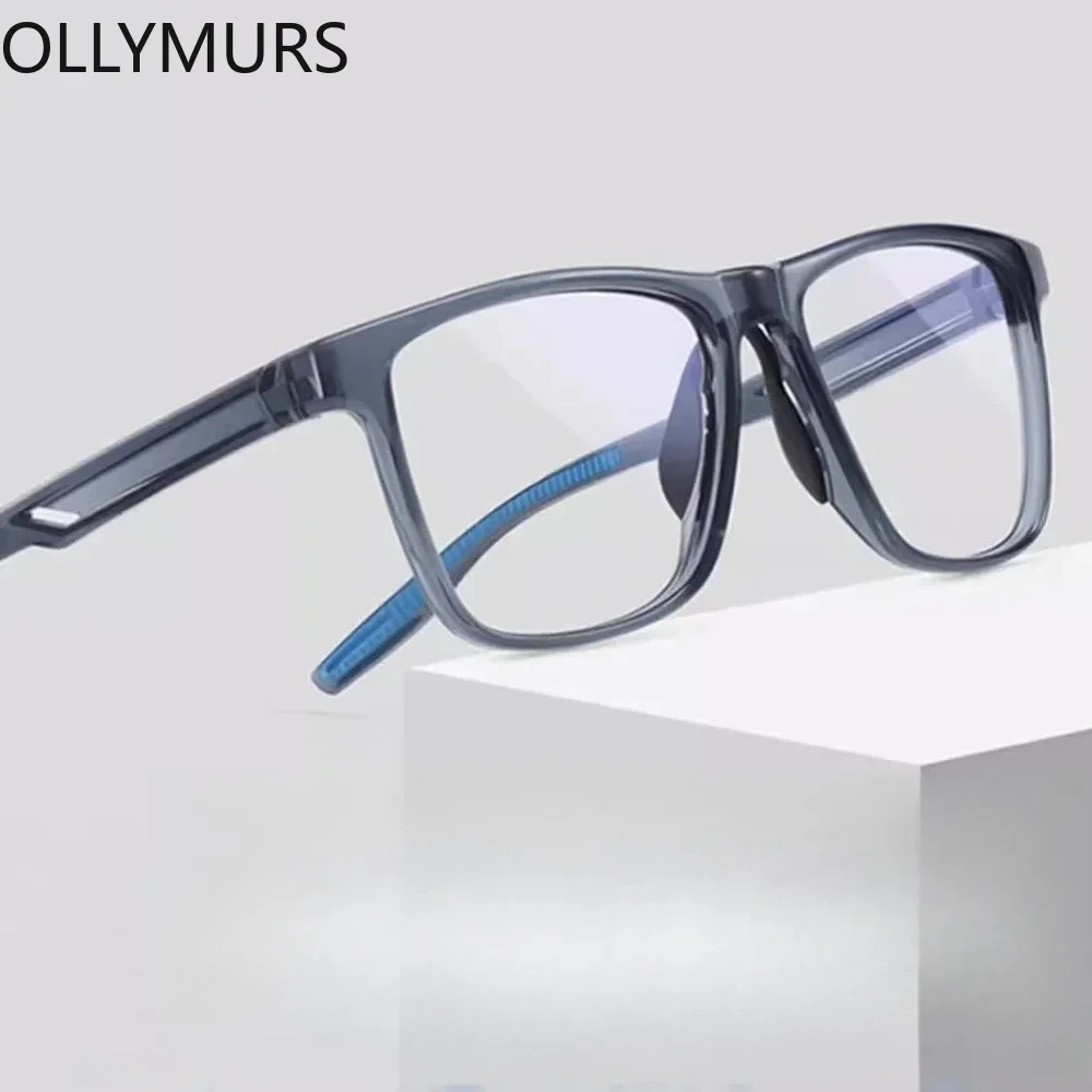 

OLLYMURS Sports Glasses Frame Men Ultralight TR90 Optical Frame Badminton and Basketball Eyeglass Frames Women