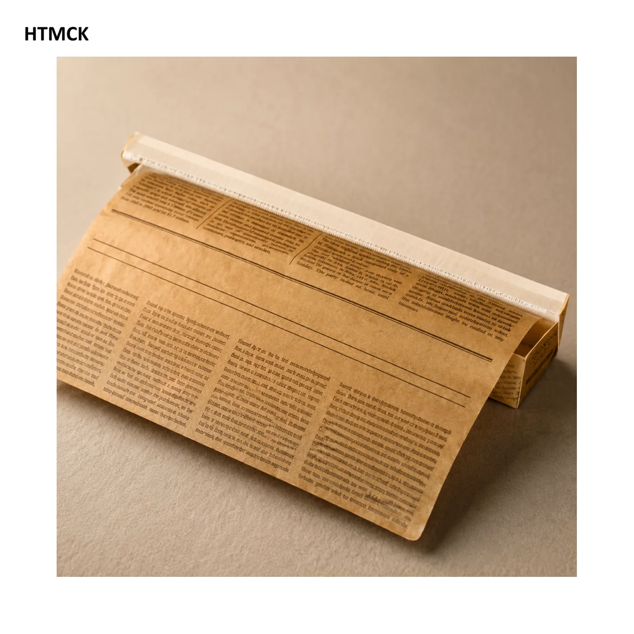 Retro English Newspaper Food Accessories for Baking Kitchen Food Grade Grease Paper Bread Sandwich Burger Fries Wrappers Cookie