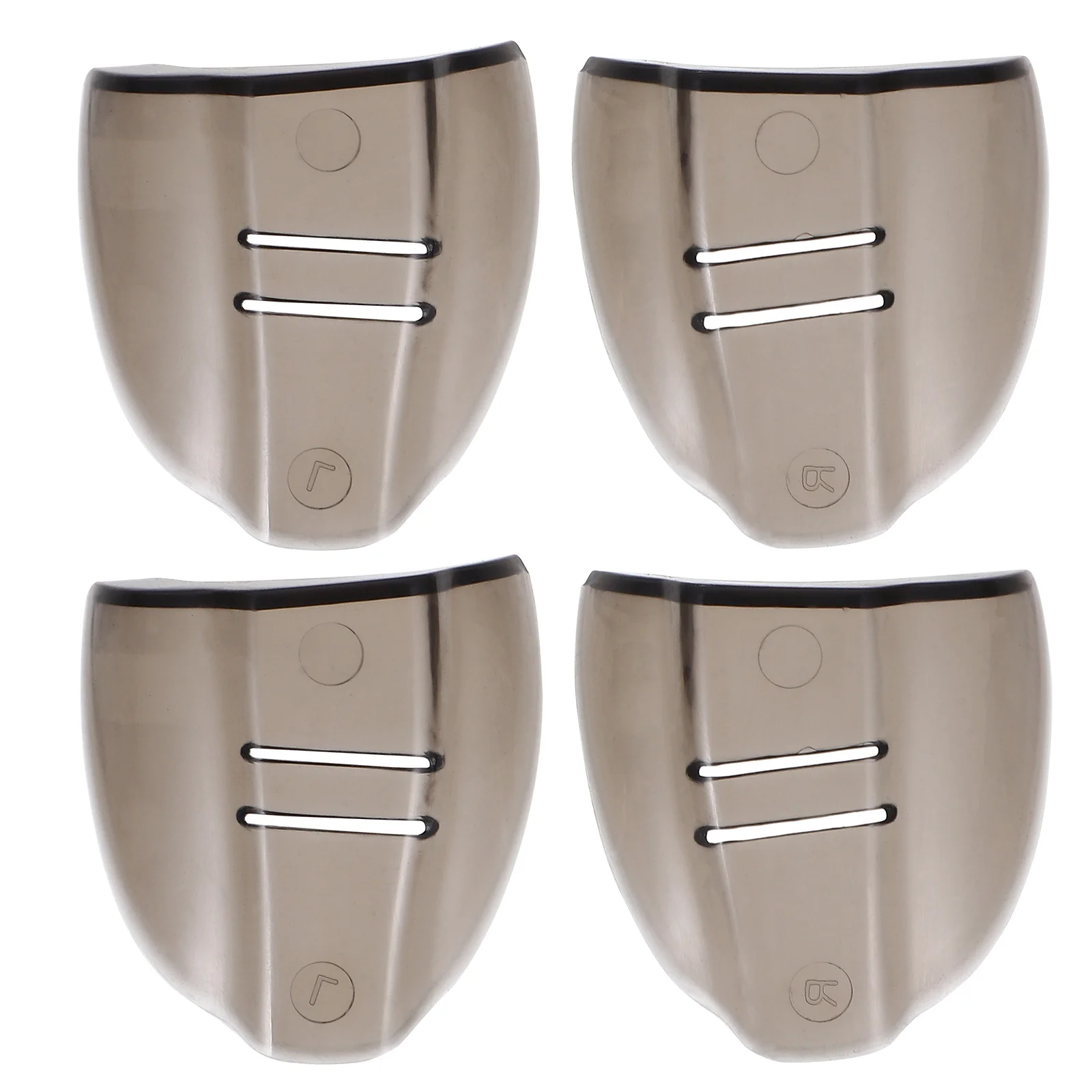 زوجان من النظارات الواقية ذات الدرع الجانبي الفاخر من مادة البولي يوريثان الحراري خفيفة الوزن ومريحة ودرع جانبي لنظارات السلامة باللون البني الداكن