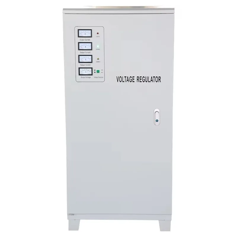 Full Automatic Three Phase High Precision Copper Coils 40kva Industrial Use Voltage Regulator for Washing Machine Stabilizer