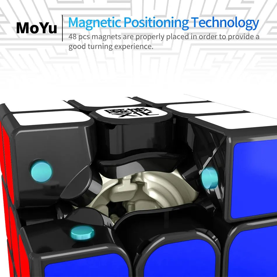 [ECube] MoYu WeiLong WRM 2019 3X3 Magnetic Magic Speed Cube Stickerless Professional Magic Speed Cube