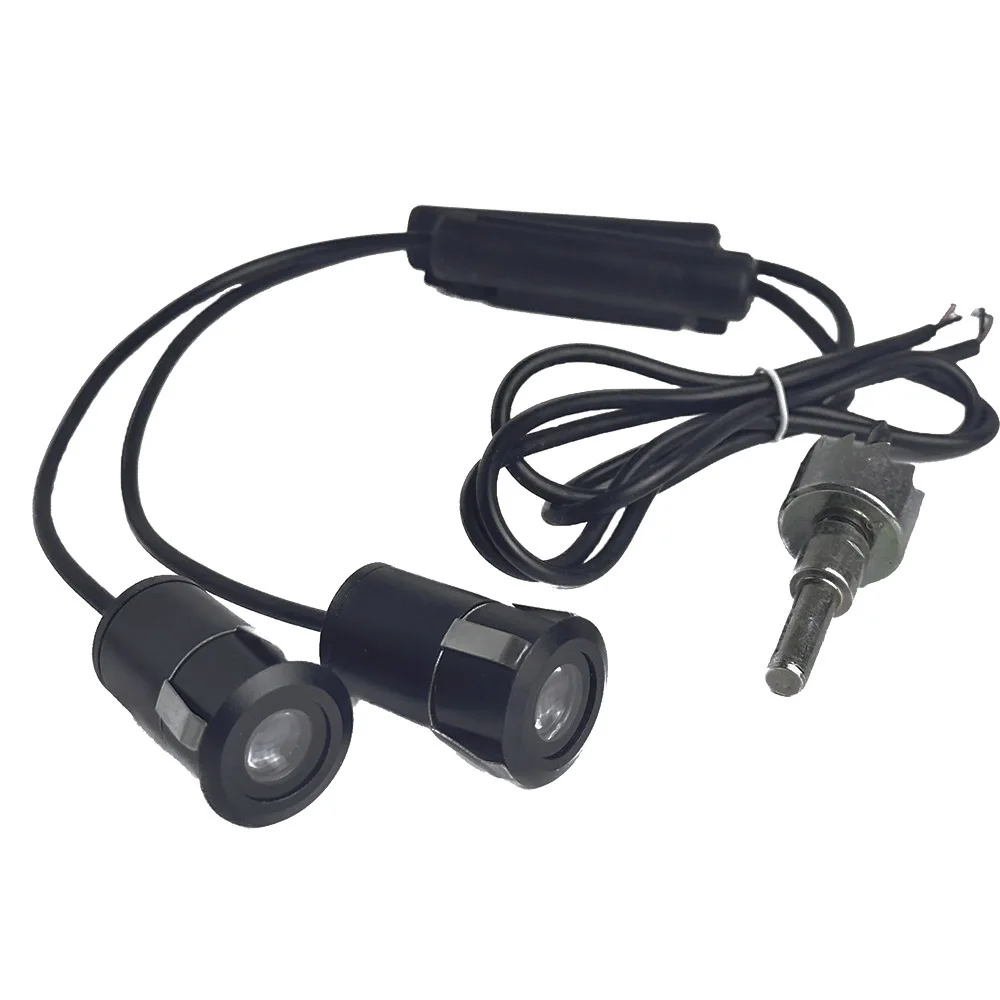 2PCS Car LED Logo Ghost Shadow Night Light Universal Car Door Badge Welcome Logo Light HD Laser Projector Lamps Accessories Kits