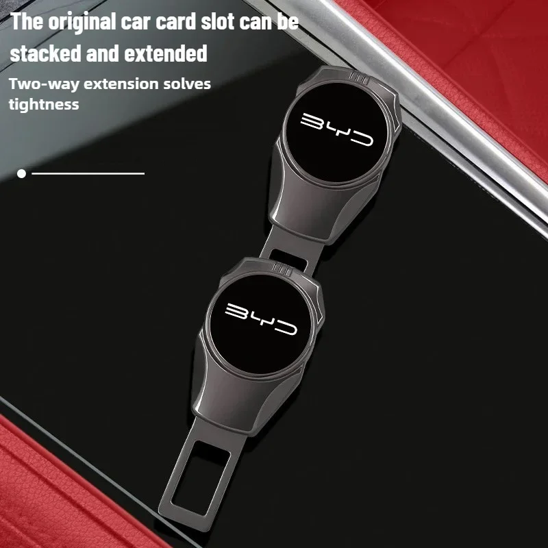 

1x Universal Safety Belt Buckle Thick Socket Extender Plug For BYD Atto 3 Yuan Plus Tang Song Max F3 E6 F0 2026