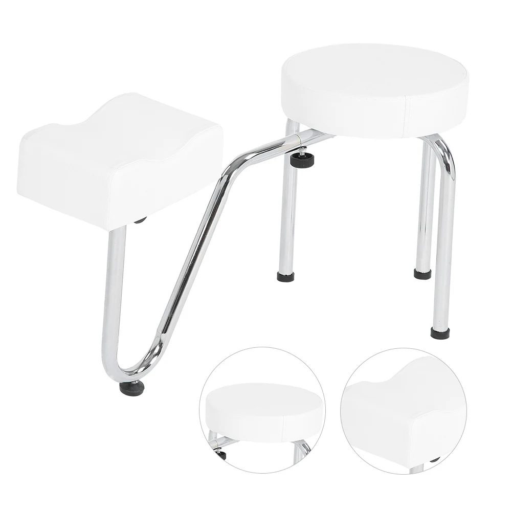 2 Farben verstellbar PU-Leder Tattoo Bein Armlehne Pad Pediküre Fußhocker Stuhl Pediküre Fußstuhl verstellbarer Fußhocker