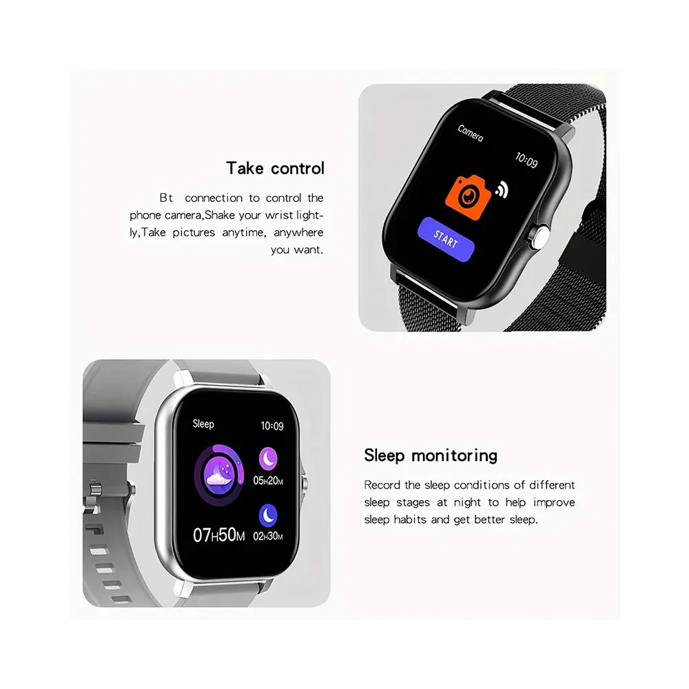 Bluetooth Call Smartwatch 1.44  Inch for Men and Women Voice Assistant Sports Fitness Android iOS Android  New Hot Sale