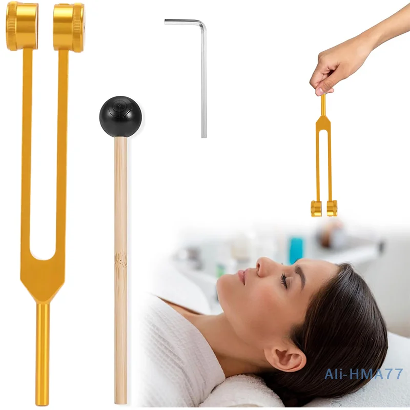 128 Hz Medical-Grade Tuning Fork Instrument With Fixed Weights Tuning Fork For Healing Sound Therapy