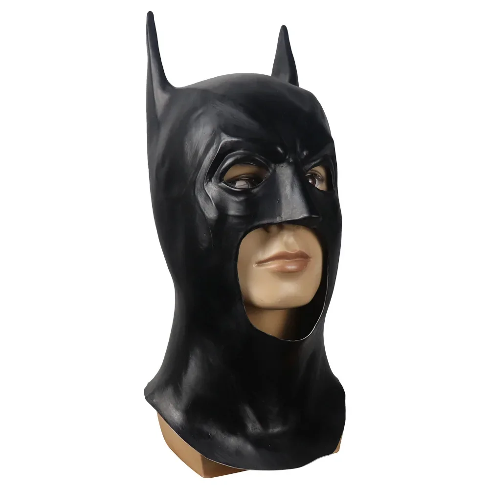 

Маска летучей мыши 2025, головной убор, латексный материал для взрослых, Хэллоуин, косплей, Брюс Уэйн, маска на всю голову, маскарадный камуфляжный костюм для вечеринки