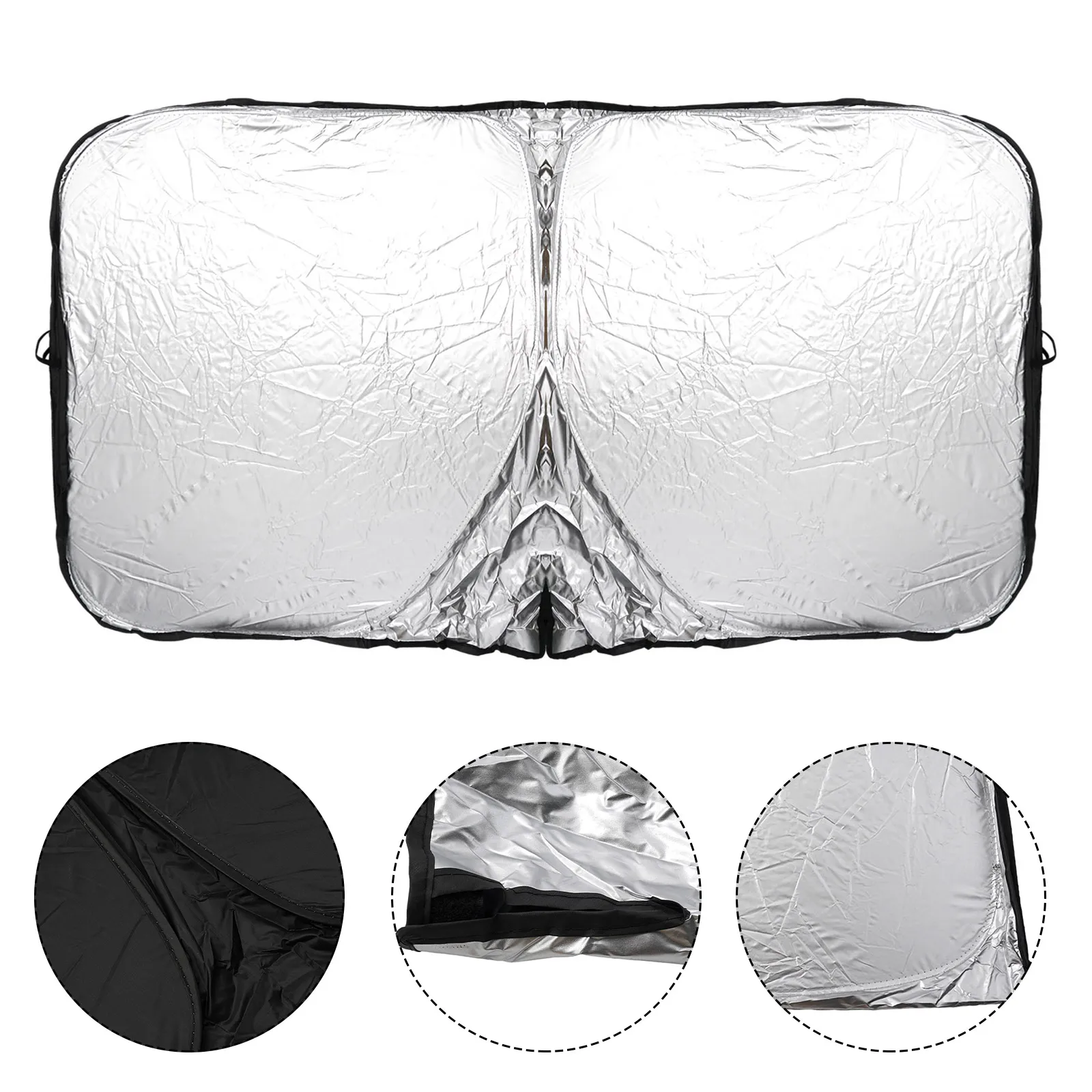 

Windshield UV Shield Cover Sunshade Auto Parts Car Accessory Foldable Memory Metal Replacement 1 Pc High Quality