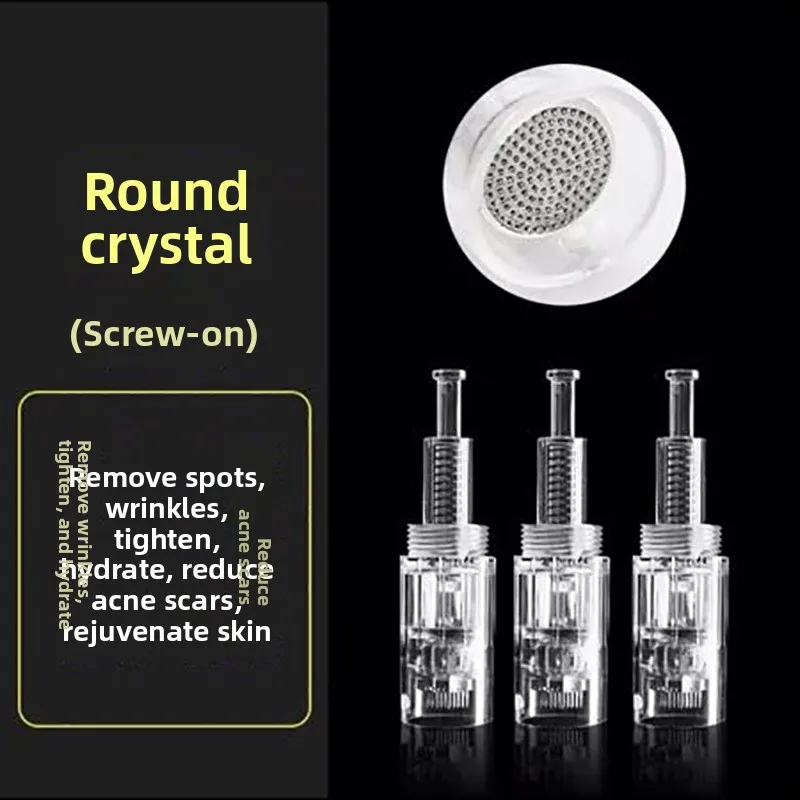 رقاقة نانو كهربائية مايكرو إبرة رئيس MTS حمض الهيالورونيك فيتامين C الحمل رمش الأساس مايكرو كريستال برغي المشبك #1