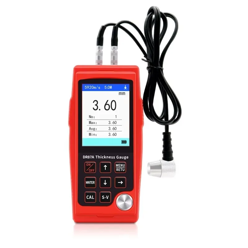

DR87A Ultrasonic Thickness Gauge with 3-30 mm Coating Penetration for Metal Testing for Pipe and Steel Measurement