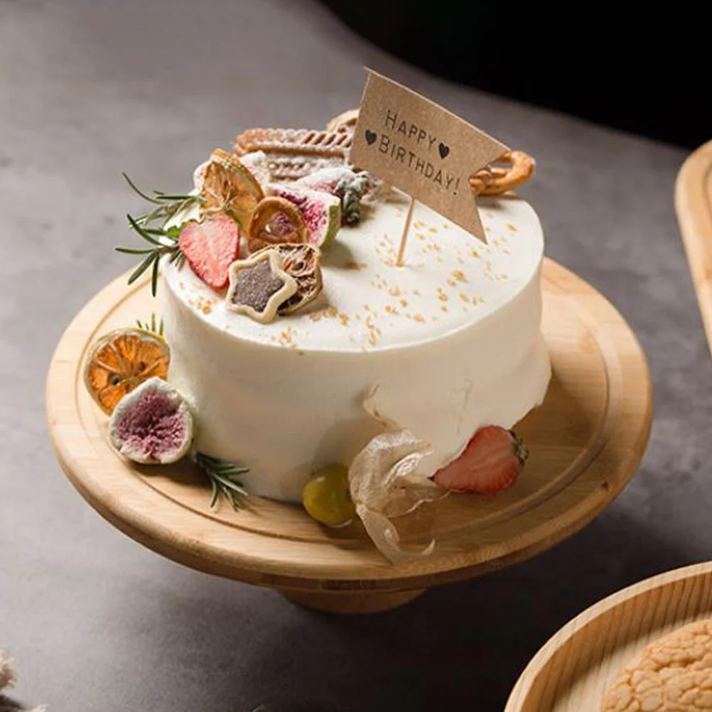 

Деревянный поднос для торта, контейнер для десерта, дизайн, держатель для фруктовых закусок, круглая декоративная подставка для тортов, тарелка для хранения