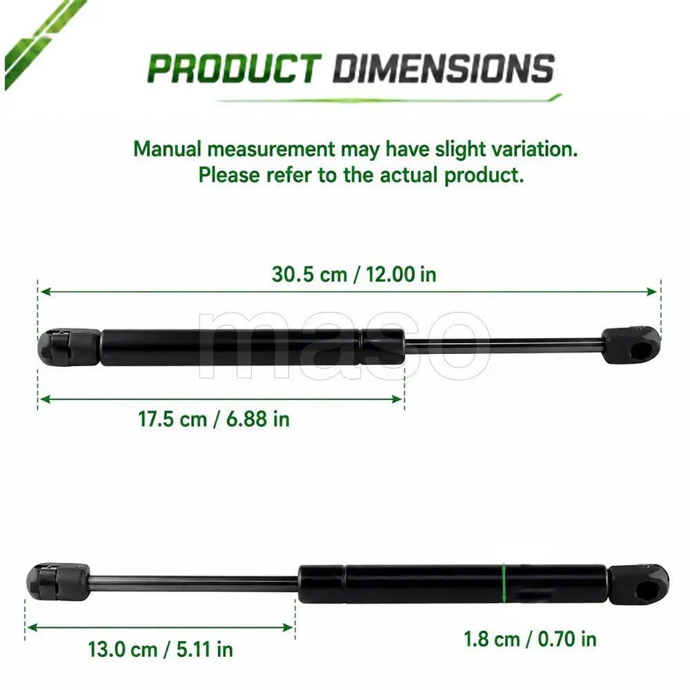 For Mercedes-Benz SLK-Class R171 Roadster; SLK 280, SLK 300, SLK 350 Rear Trunk Lift Shock Support Struts A1717500036