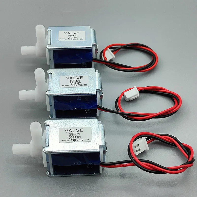 DC 6V 12V 24V Small Mini Electric Solenoid Valve Normally Closed N/C Micro Water Flow Control Valve Flower Watering Valve