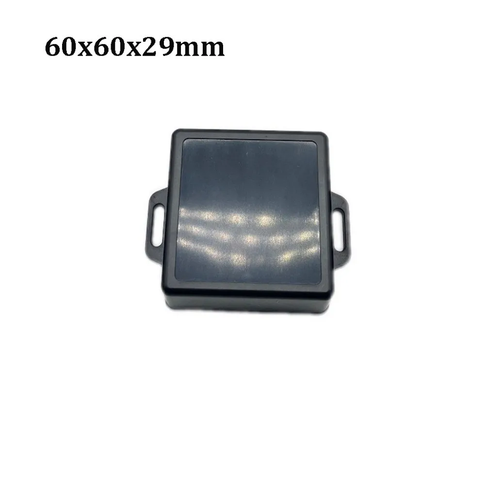 Waterproof Project Enclosure Boxes ABS Plastic Black Housing Instrument Case 6 Styles with Ear DIY Power Junction Box