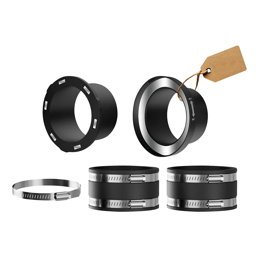 8-teiliges Rohrverschraubungsset, 4-Zoll-Schnellanschluss-Kit, magnetische Staubsammelanschlüsse für 4-Zoll-Staubschläuche für Holzbearbeitungs-Staubsauger – Detail 5